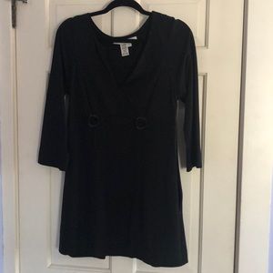 3/4 sleeve black Max Studio dress